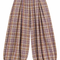 Plaid Balloon Pants